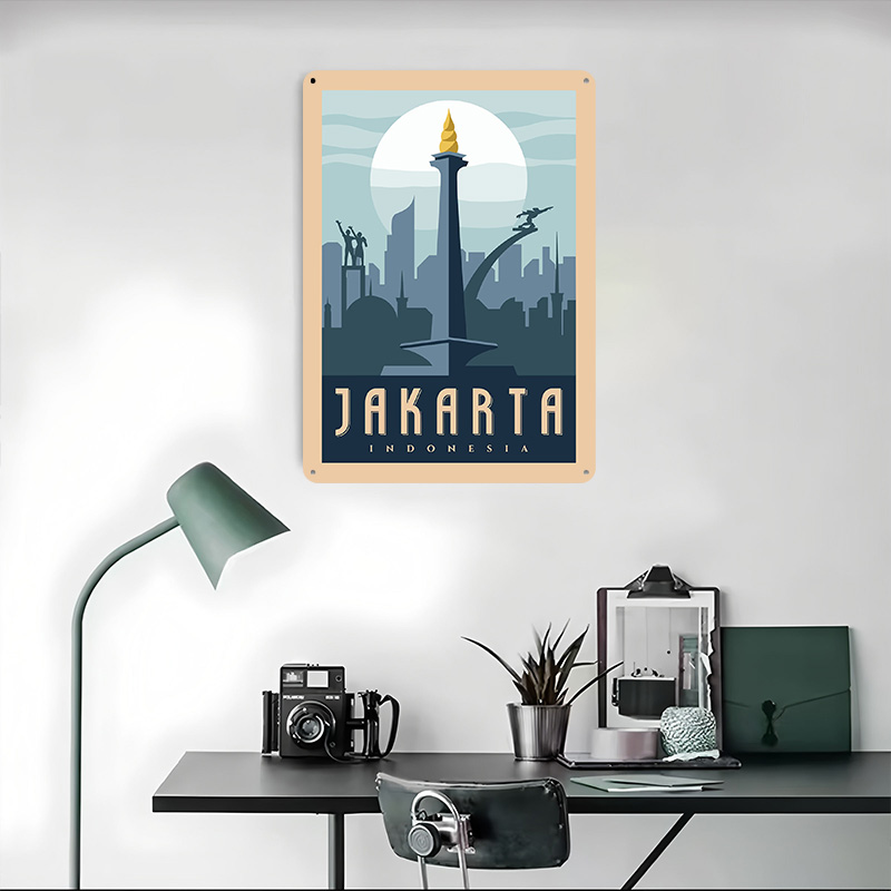 Jakarta Indonesia Travel Metal - огляд і ціна Home Decor Jakarta