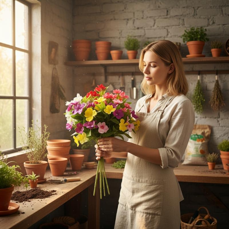 Silk Balsam Artificial Flowers - огляд і ціна Home Decor Center