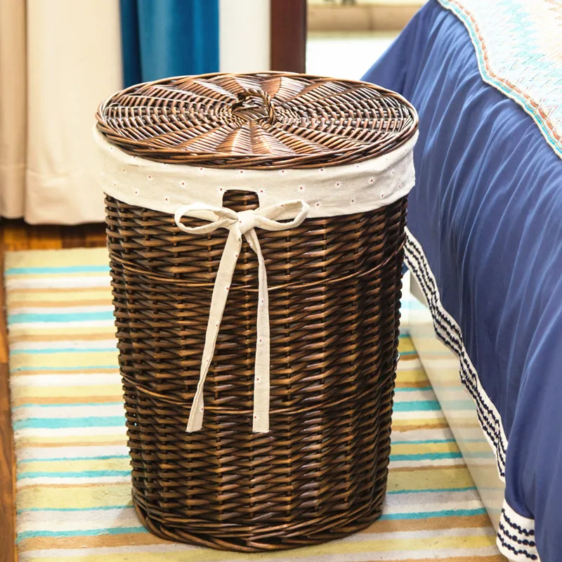 Rattan Hamper Stylish Laundry  - огляд і ціна Rattan Plant Basket