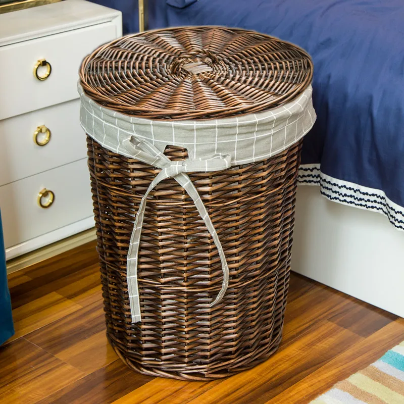 Rattan Hamper Stylish Laundry  - огляд і ціна Rattan Plant Basket