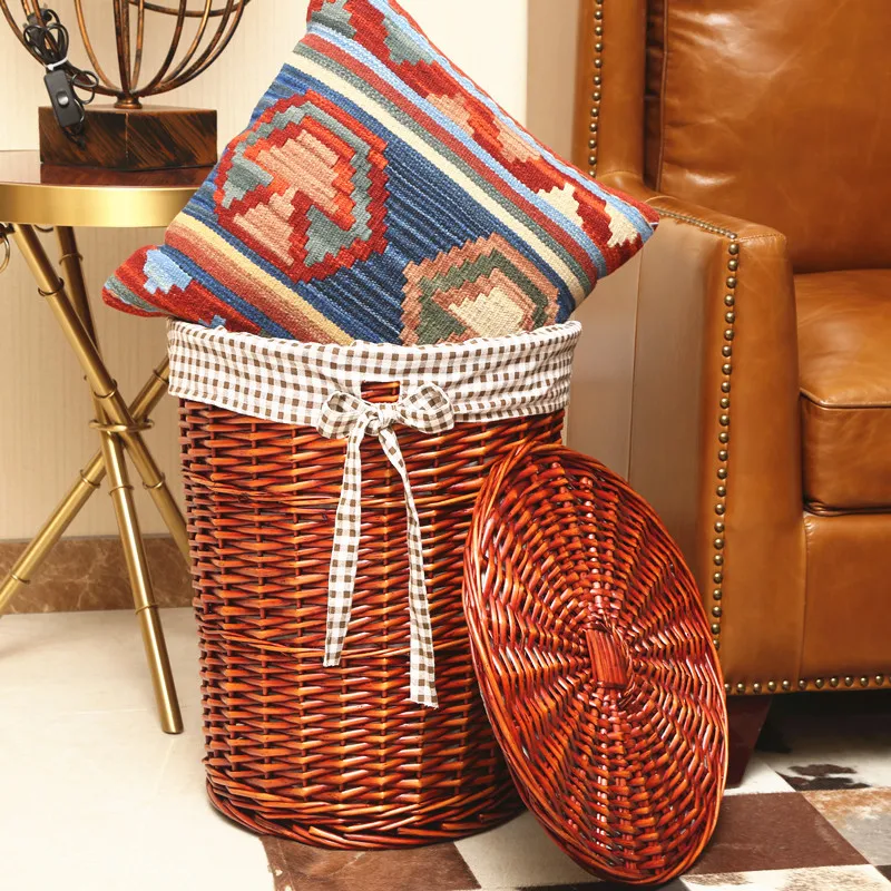 Rattan Hamper Stylish Laundry  - огляд і ціна Rattan Plant Basket