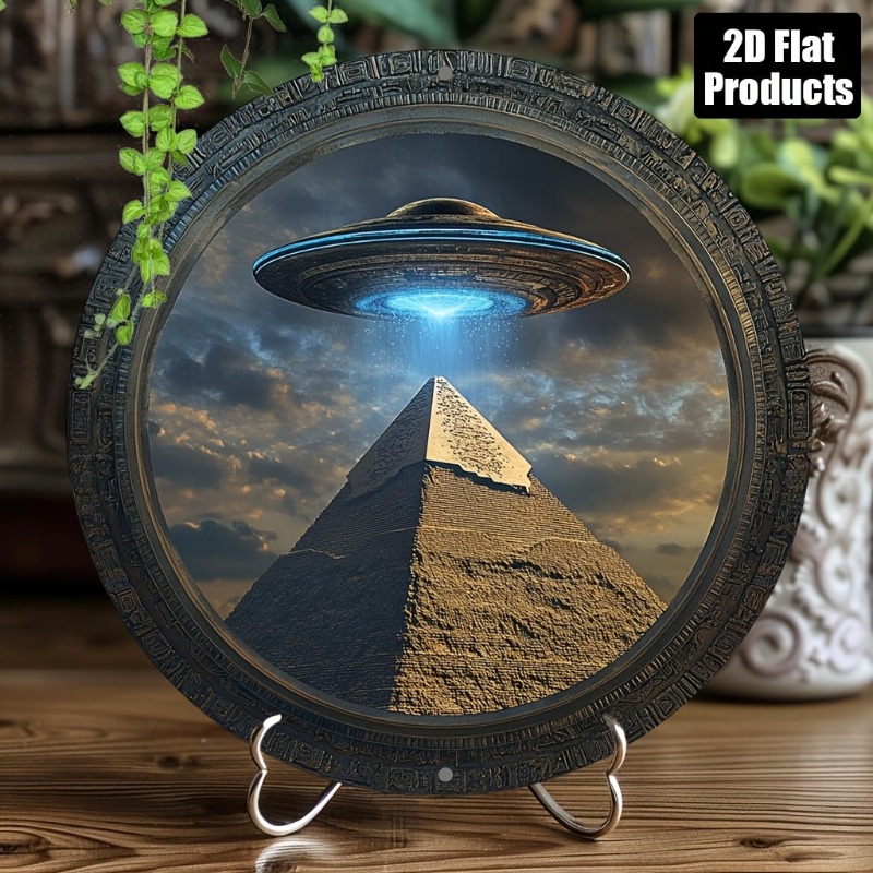 Pyramid UFO Theme Round Alumin - огляд і ціна Home Decor Theme