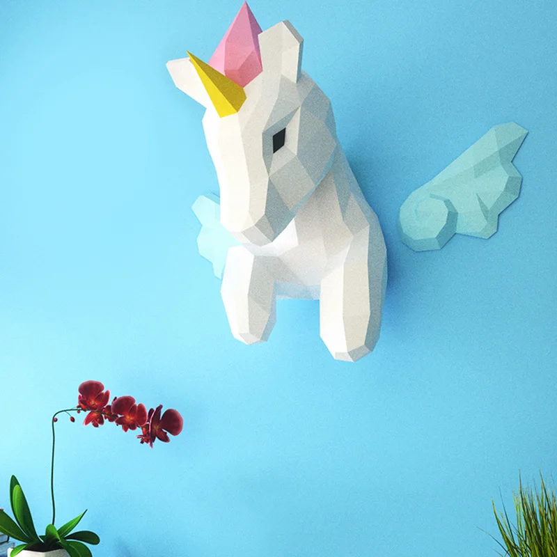 Rainbow Unicorn Animal Wall De - огляд і ціна Home Decor Center