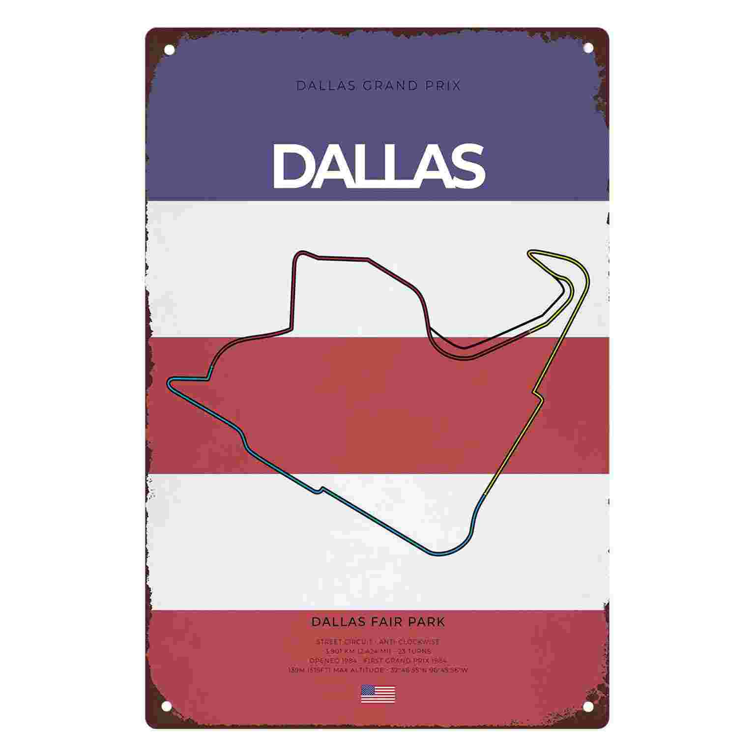 2D FLAT 1pc Dallas Grand Prix  - огляд і ціна Home Decor Dallas