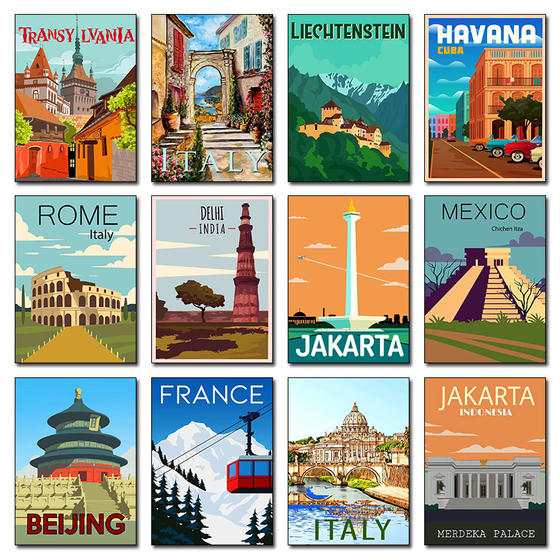 Modern City Landmarks Beijing  - огляд і ціна Home Decor Jakarta