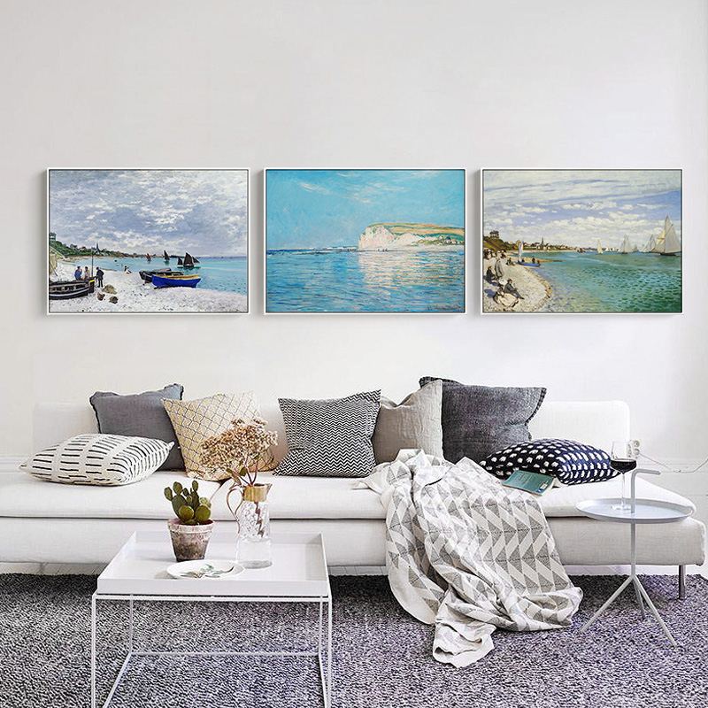 Famous Monet Poster Canvas Pai - огляд і ціна Home Decor Mirror