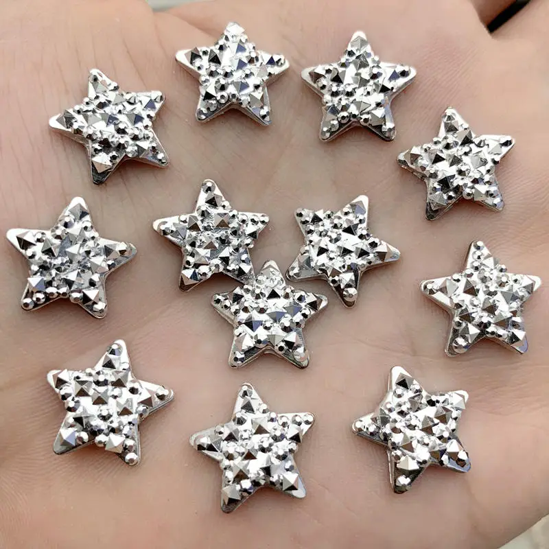 50pcs 15mm Cute Glitter Five S - огляд і ціна Home Decor Center