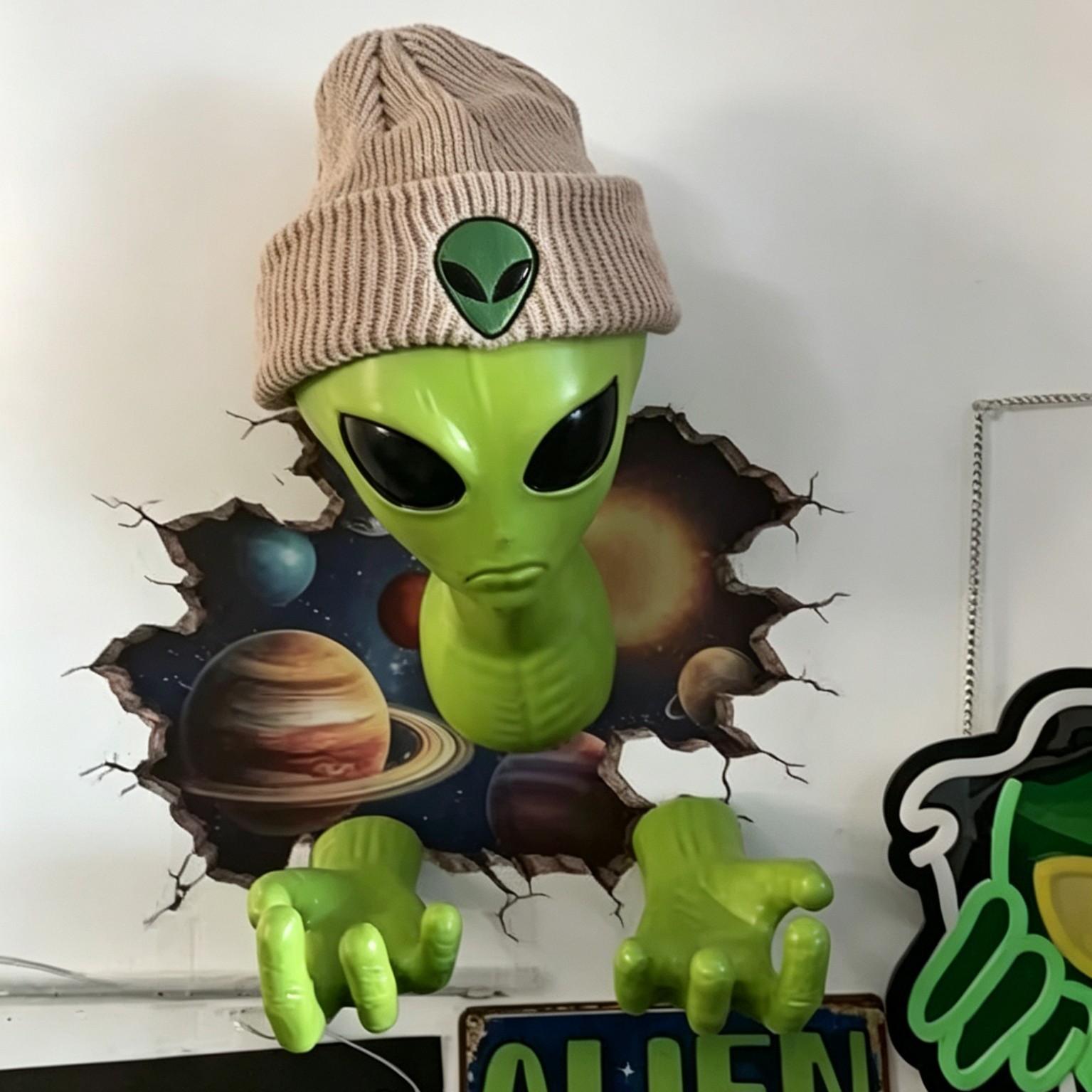 1 Green Alien Pendant, 3D Alie - огляд і ціна Home Decor Etsy