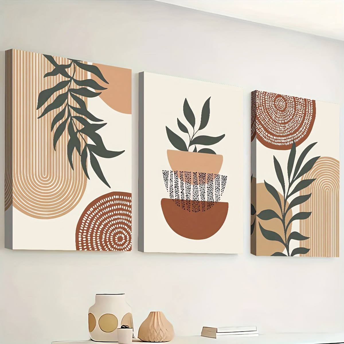 3-piece set of 2D flat print c - огляд і ціна Home Decor Mirror
