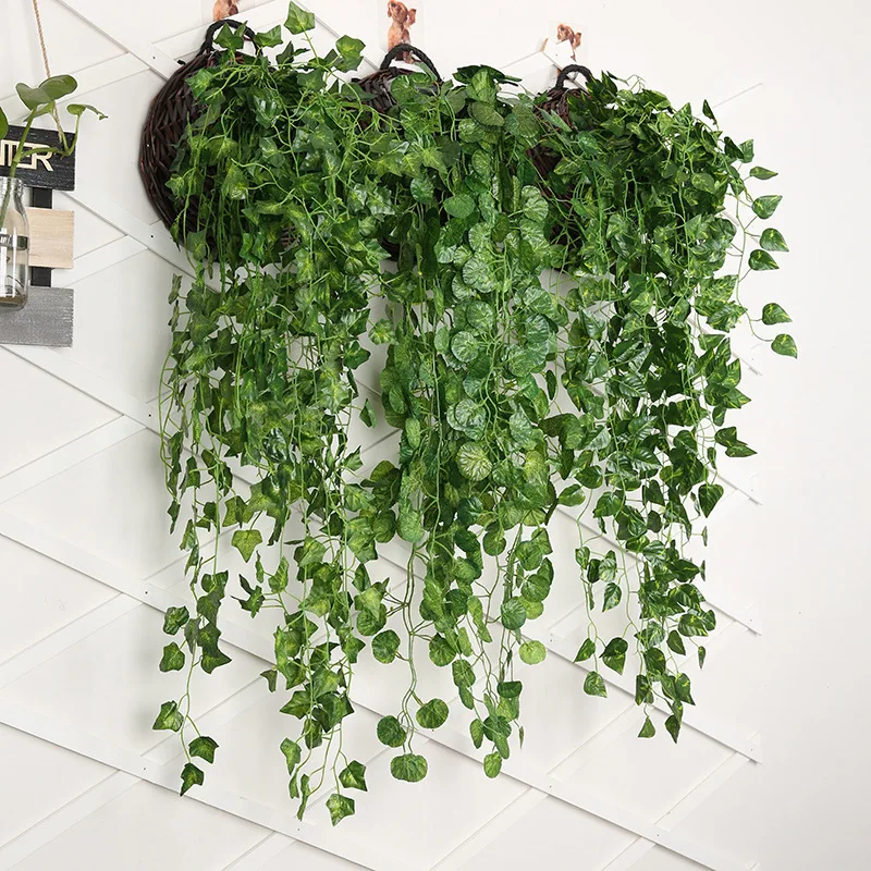 90cm Artificial Green Radish W - огляд і ціна Rattan Plant Basket