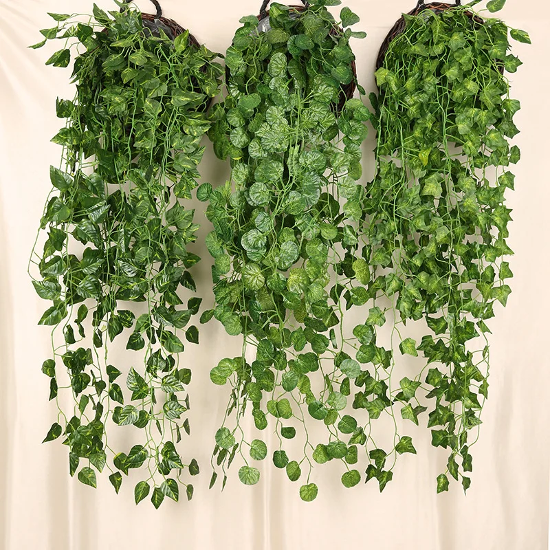 90cm Artificial Green Radish W - огляд і ціна Rattan Plant Basket