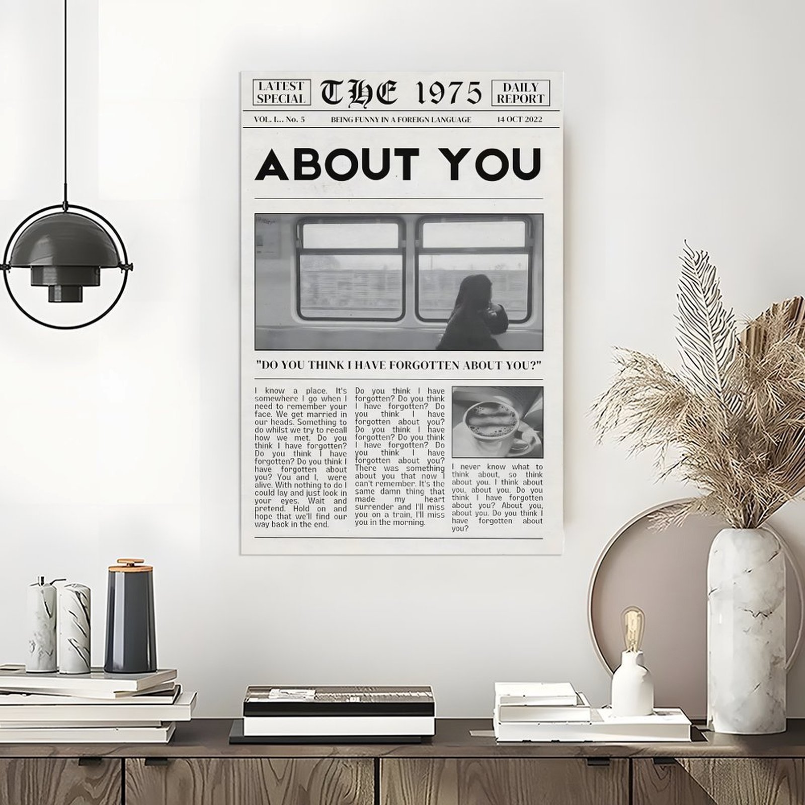 The 1975 About You Poster Musi - огляд і ціна Home Decor Mirror