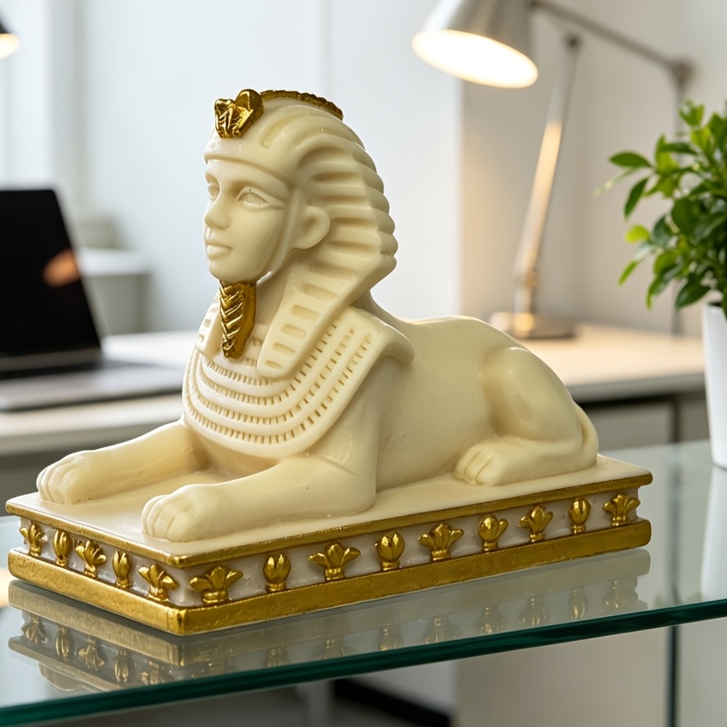 Ivory White Gilded Egyptian Sp - огляд і ціна Home Decor Egypt