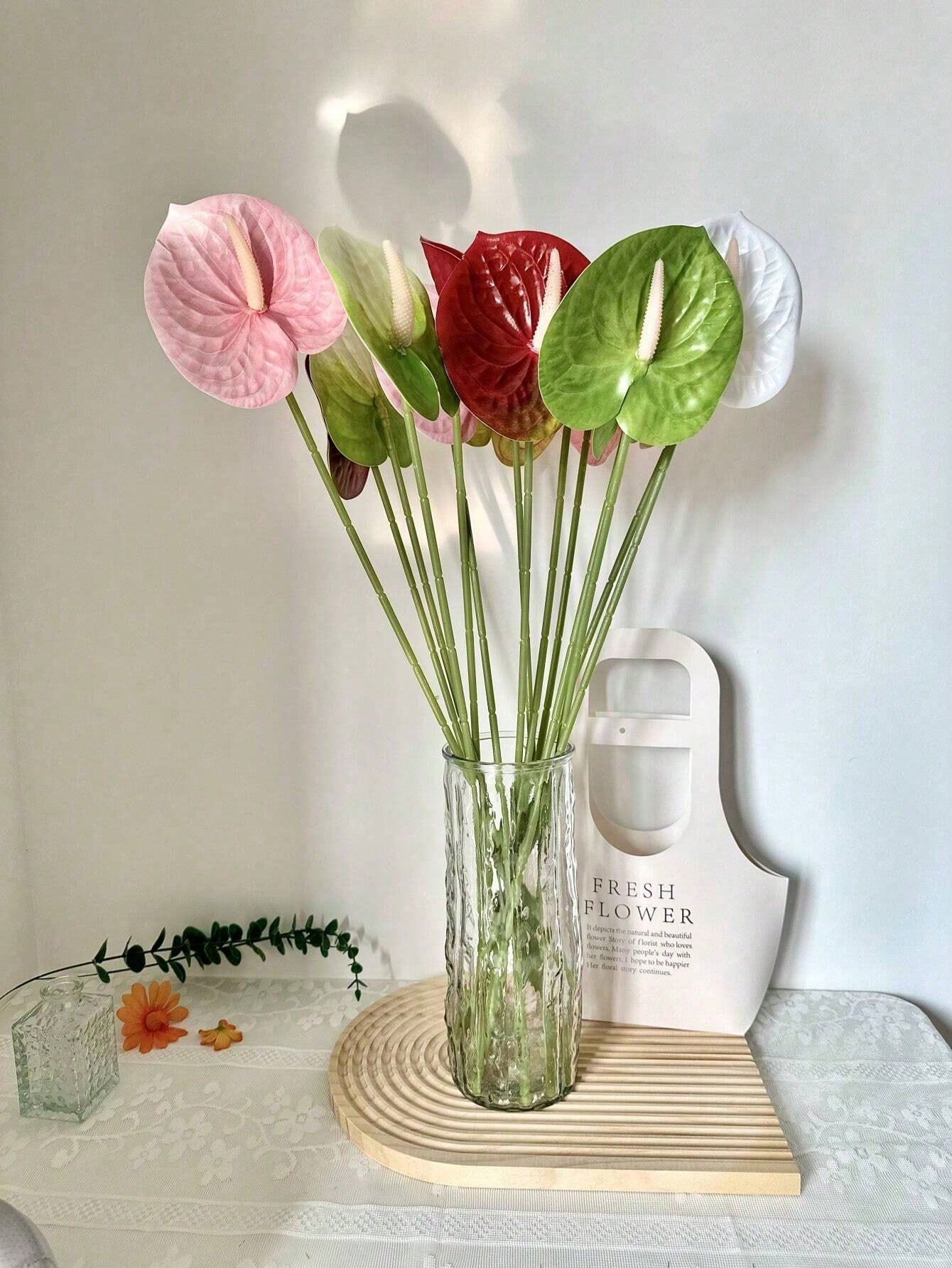 1/5pcs Artificial Anthurium Fl - огляд і ціна Home Decor Center