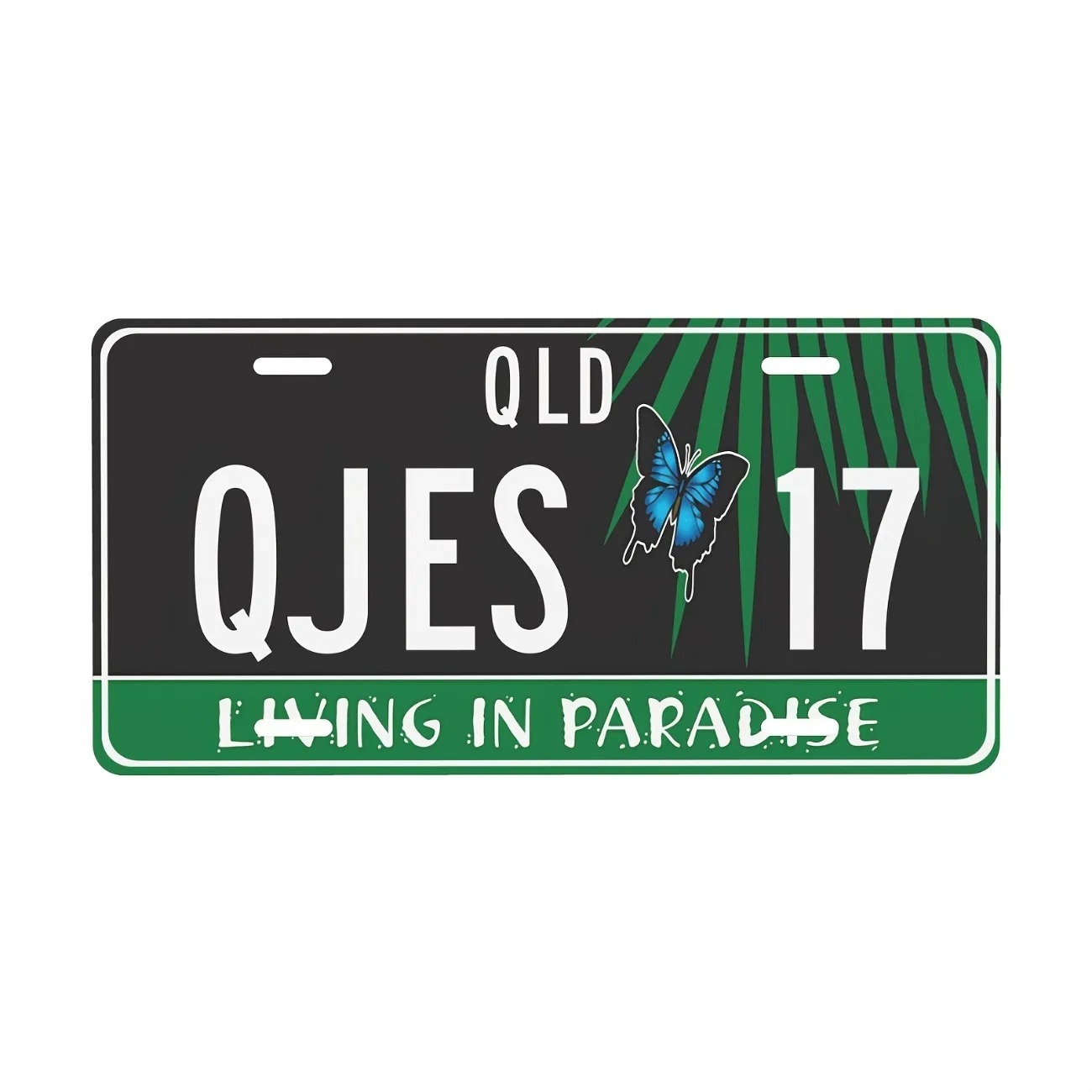 Custom Text Aluminum License P - огляд і ціна Home Decor Theme