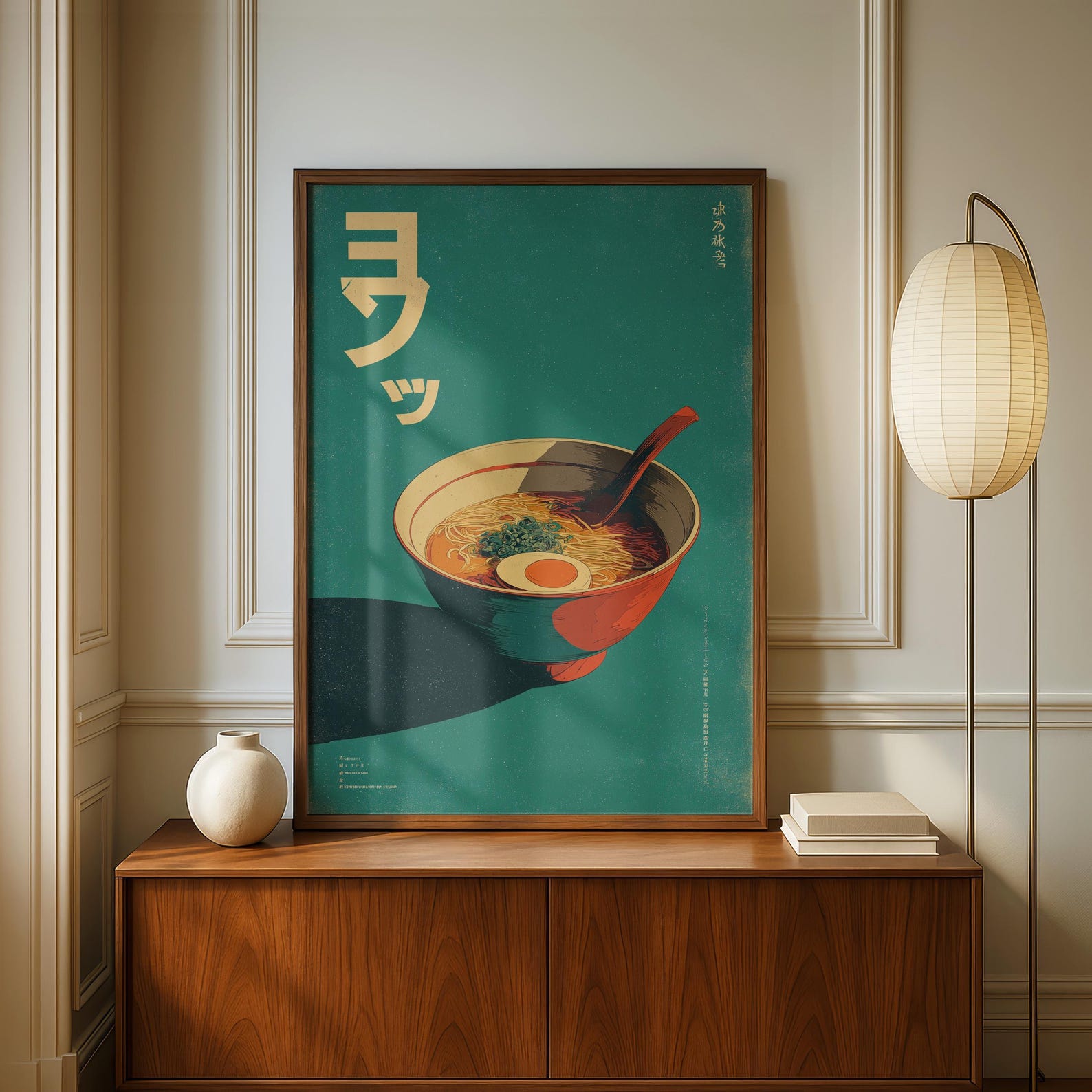 Retro Japanese Ramen Canvas Ar - огляд і ціна Home Decor Minimalist Style