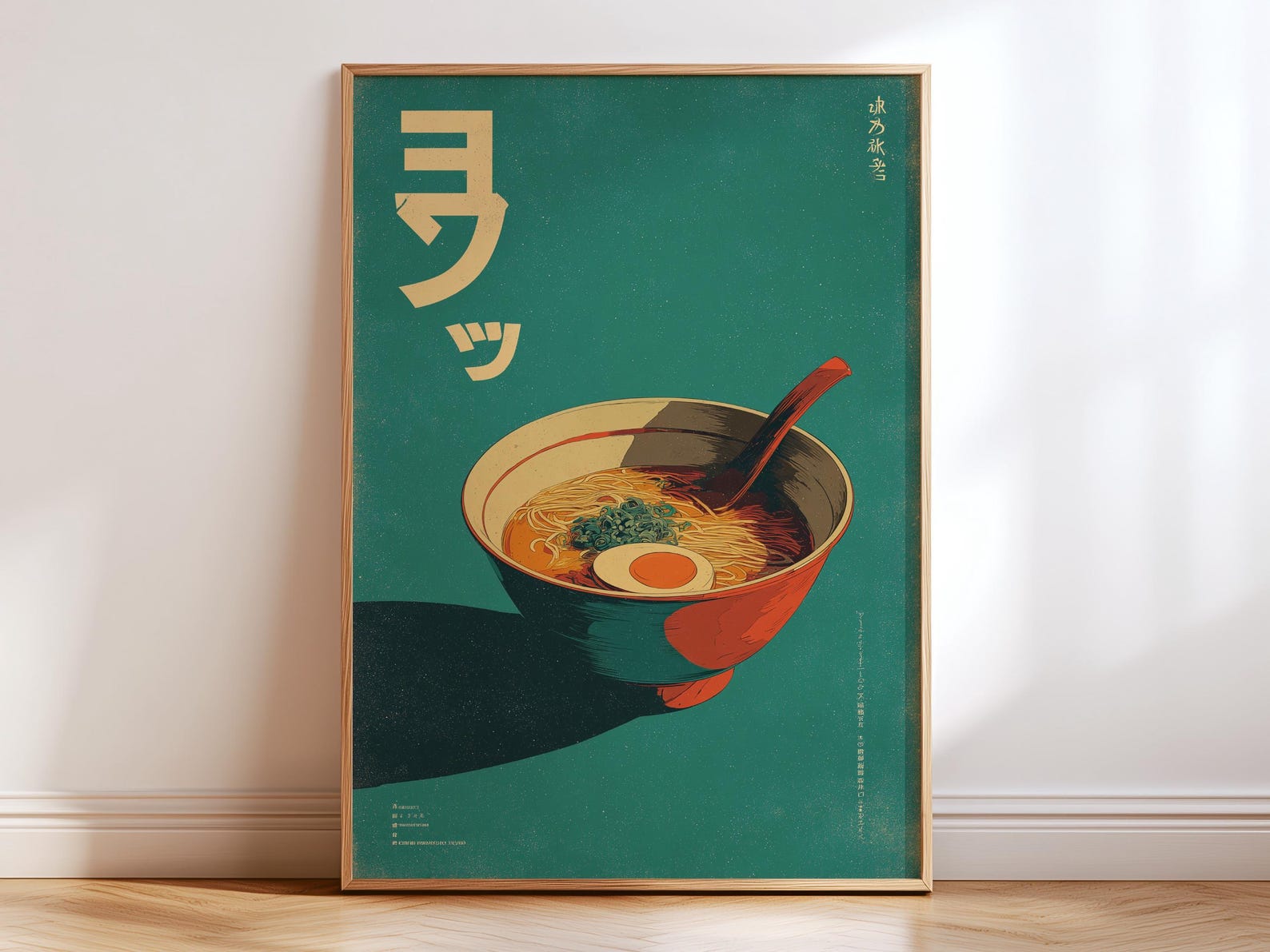 Retro Japanese Ramen Canvas Ar - огляд і ціна Home Decor Minimalist Style