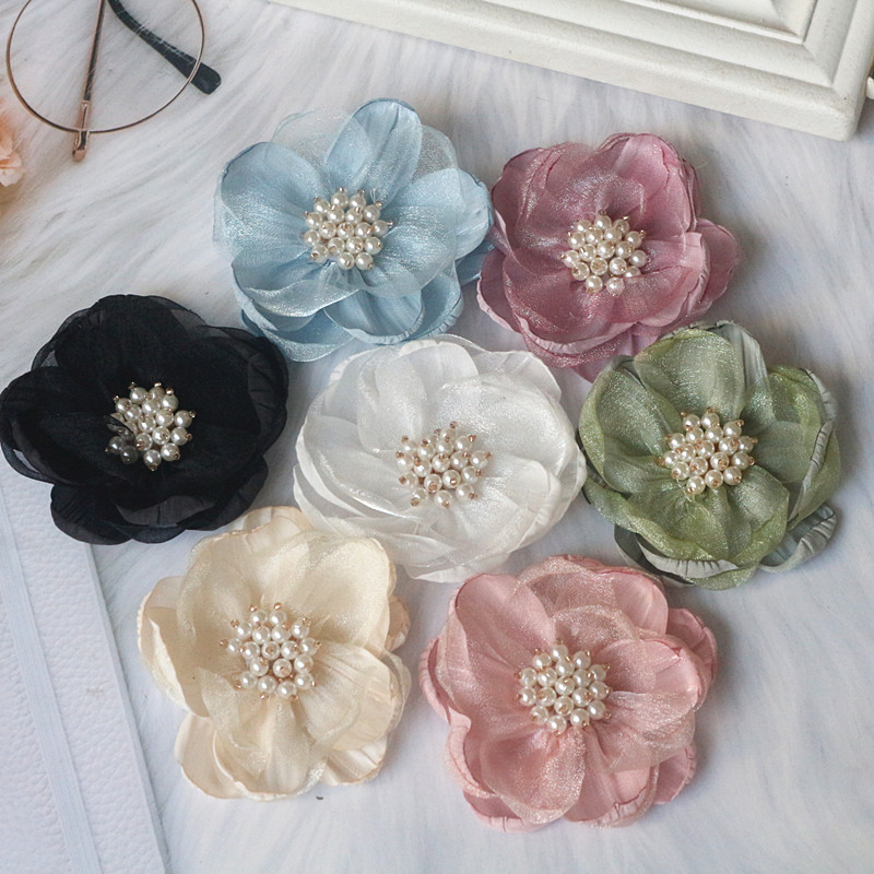 5PCS 7.5CM Chiffon Organza Fab - огляд і ціна Home Decor Center