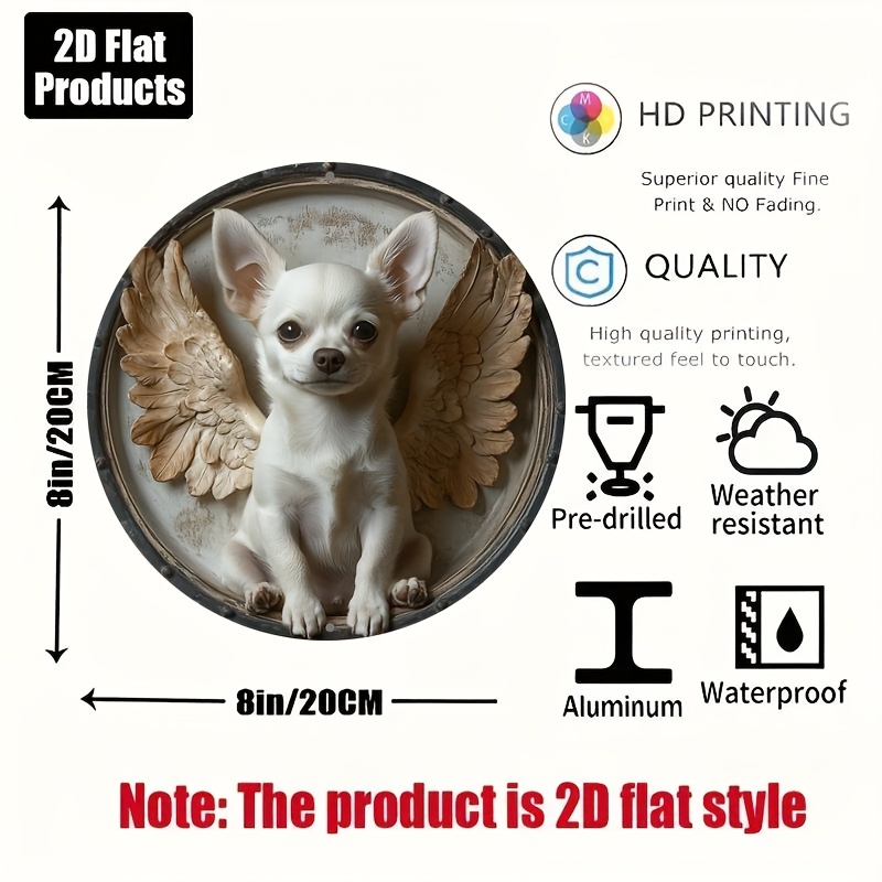 2D Flat, 1pc, Chihuahua Theme, - огляд і ціна Home Decor Theme