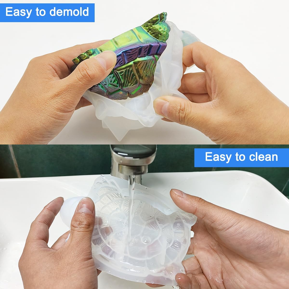 3D Tortoise Resin Molds Thick  - огляд і ціна Home Decor Etsy