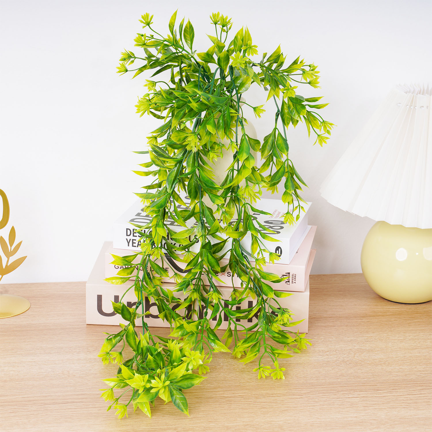 Artificial Plant Rattan Wall H - огляд і ціна Rattan Plant Basket
