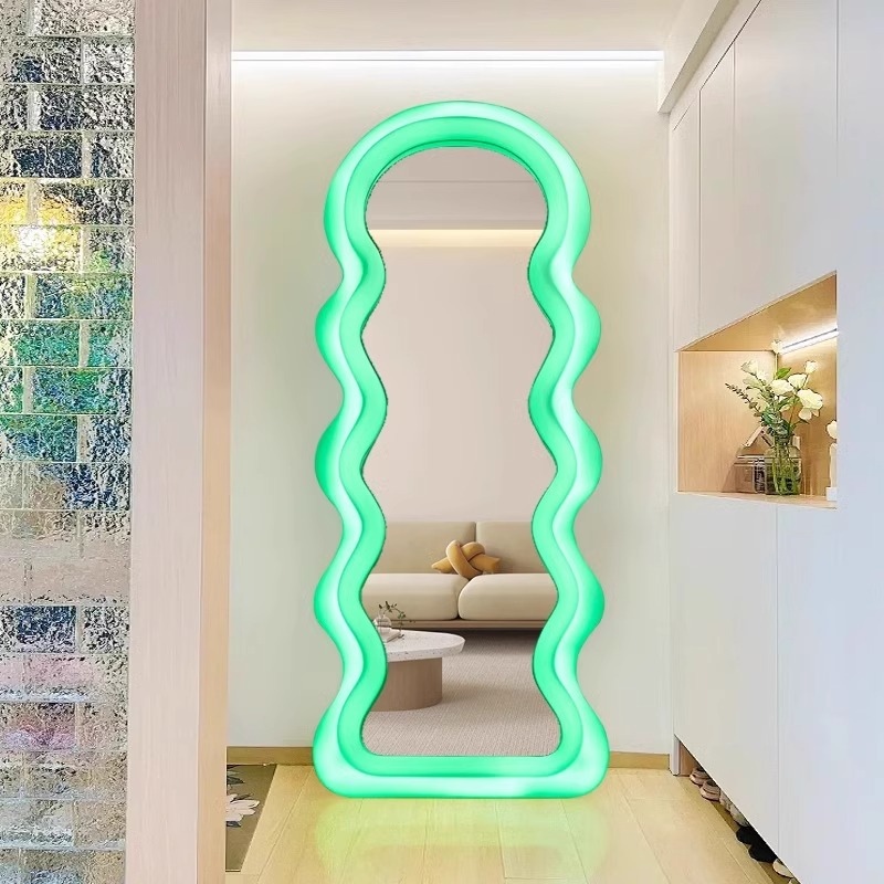 Korean Style Light Mirror Wavy - огляд і ціна Home Decor Minimalist Style