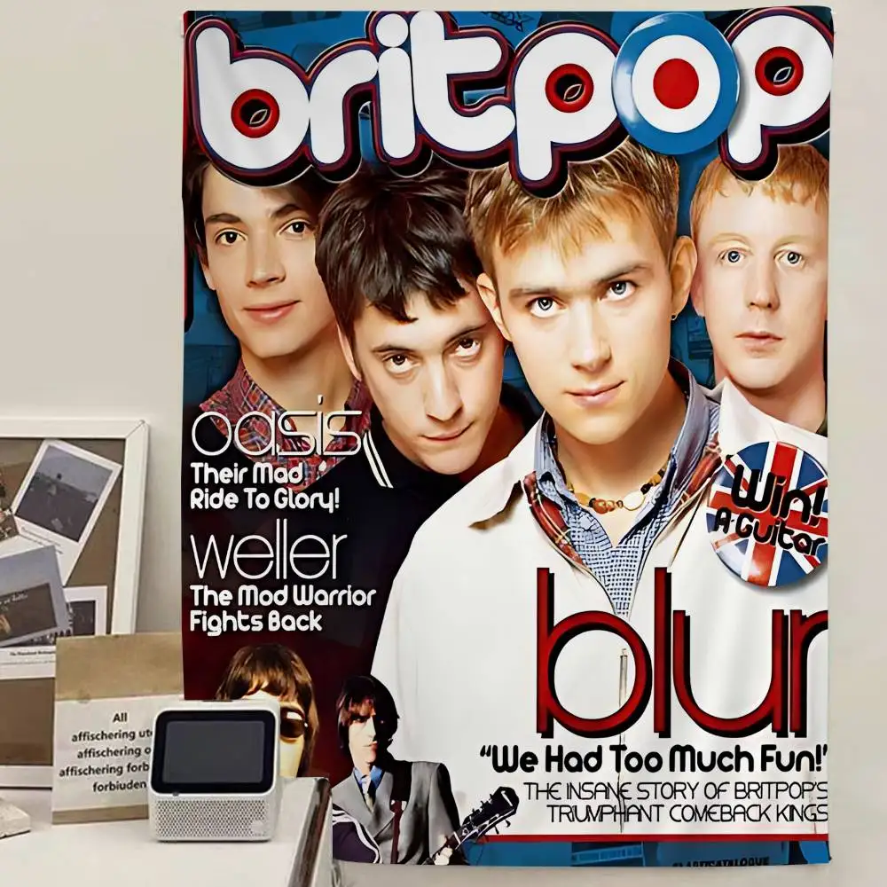 Band Musik Rapper Blur Anime T - огляд і ціна Home Decor Hippie