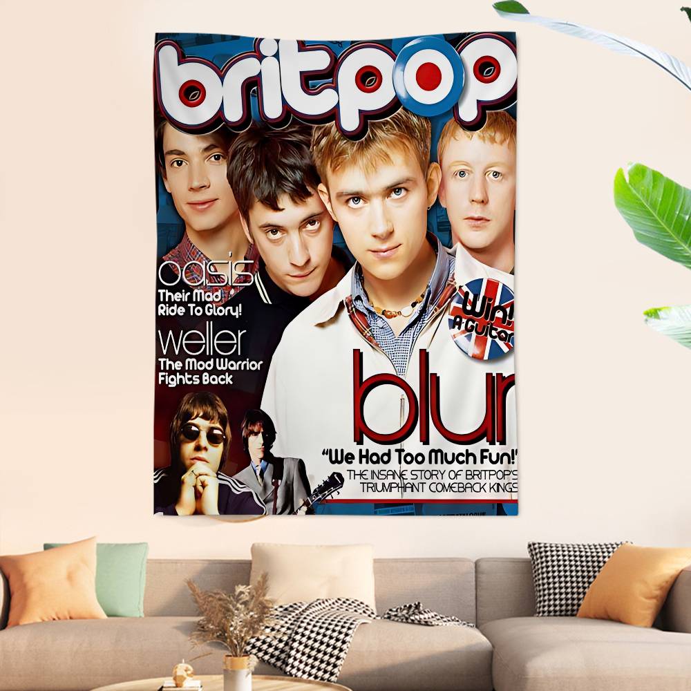 Band Musik Rapper Blur Anime T - огляд і ціна Home Decor Hippie