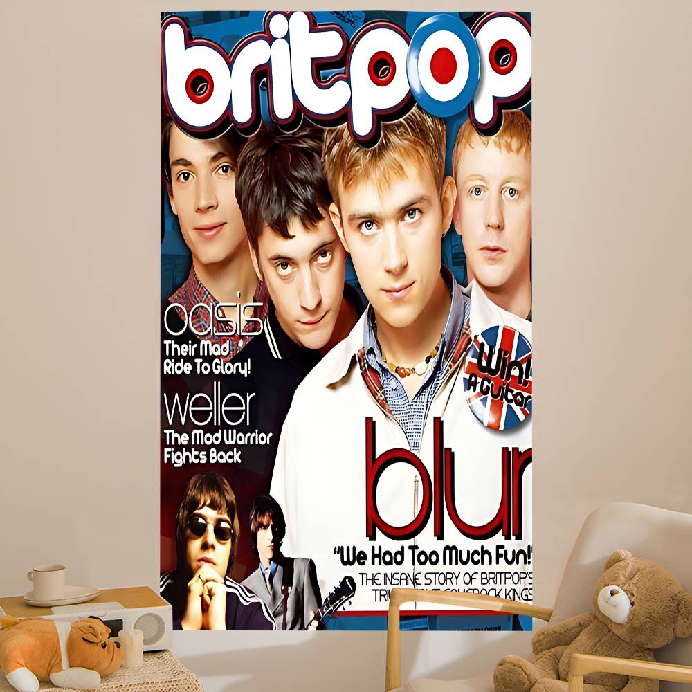 Band Musik Rapper Blur Anime T - огляд і ціна Home Decor Hippie