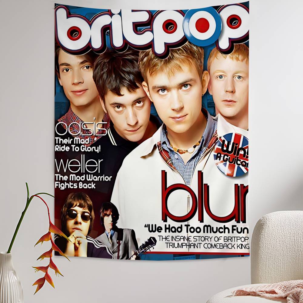 Band Musik Rapper Blur Anime T - огляд і ціна Home Decor Hippie