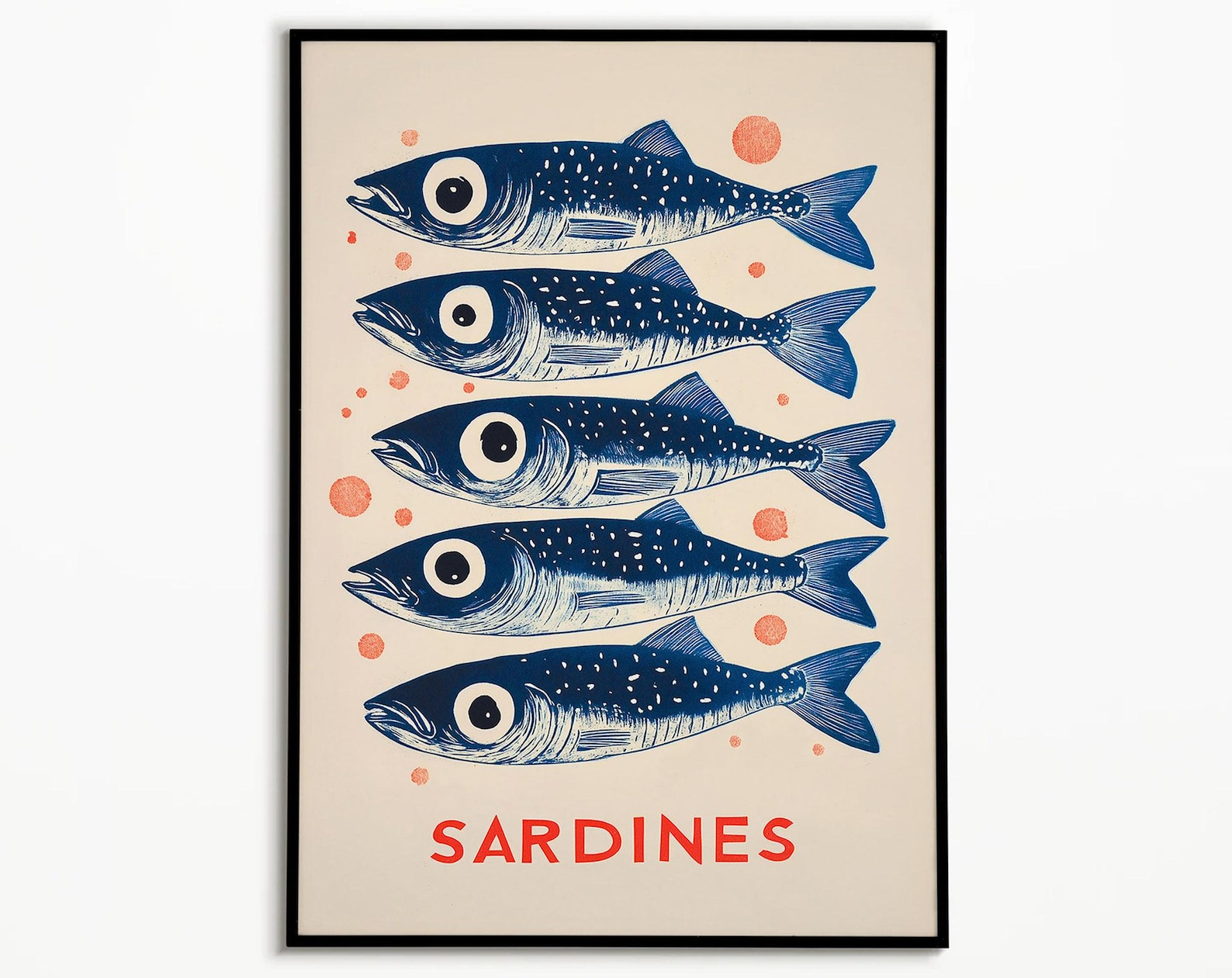 Vintage Sardines Canvas Wall A - огляд і ціна Home Decor Minimalist Style