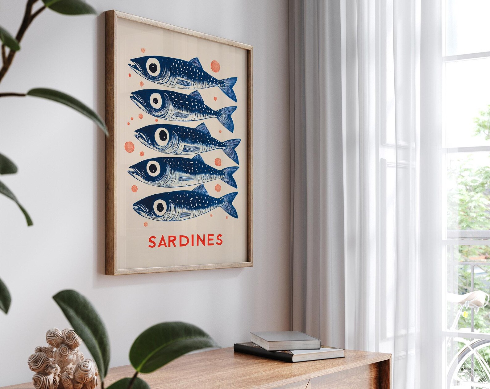 Vintage Sardines Canvas Wall A - огляд і ціна Home Decor Minimalist Style